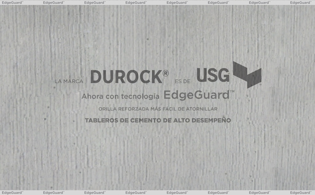 PLANCHA CEMENTO DUROCK® 4' x 8' x 1/2'' USG