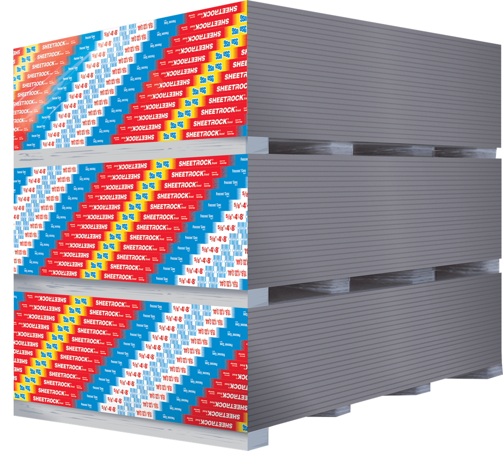 PLANCHA YESO RESISTENTE AL FUEGO FIRECODE® 5/8" x 4' x 8' USG