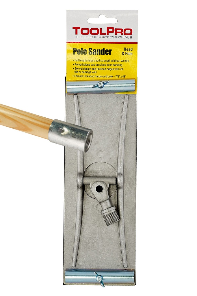 LIJADOR CON PALO DE MADERA TOOLPRO / WALLBOARD TP04025