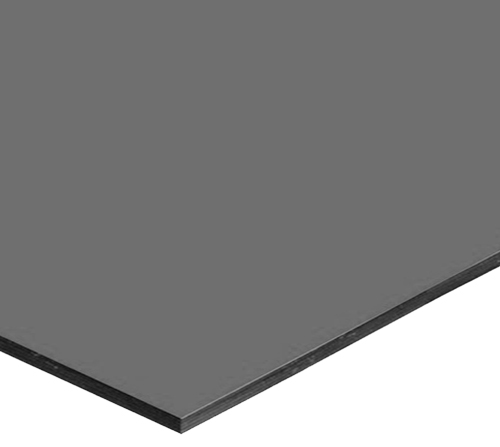 ALUMINIO COMPUESTO ACM CON CUBIERTA PVDF 4mm x 4' x 8' EXTERIOR ECOMAT GRIS NIEBLA - AF400