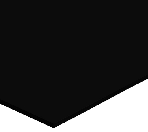 ALUMINIO COMPUESTO ACM CON CUBIERTA PVDF 4mm x 4' x 8' EXTERIOR ECOMAT NEGRO - AF461
