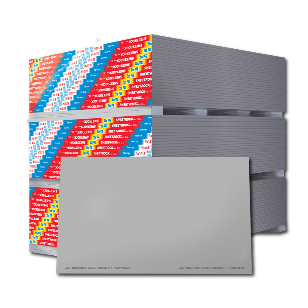 PLANCHA YESO RESISTENTE AL FUEGO FIRECODE® 5/8" x 4' x 8' USG