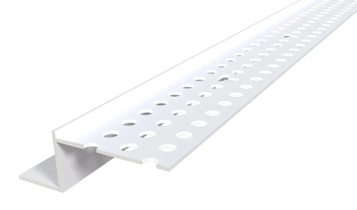 ESQUINERO PLASTICO TIPO Z  5/8" x 3/4" x 10' USA