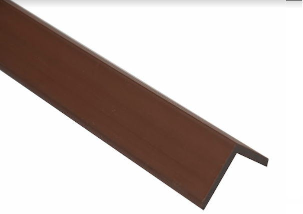 ANGULAR DE TERMINACION ECOMAT (REDWOOD) COLOR MARRON OSCURO 5.5cm x 5.5cm x 290cm PREMIUM
