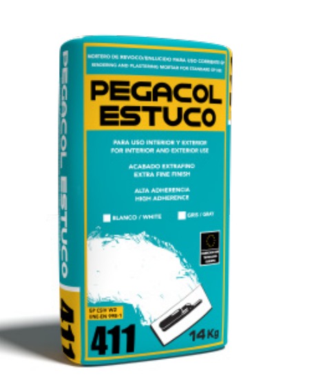 PEGACOL STUCCO BLANCO FUNDA 30 LBS - 411