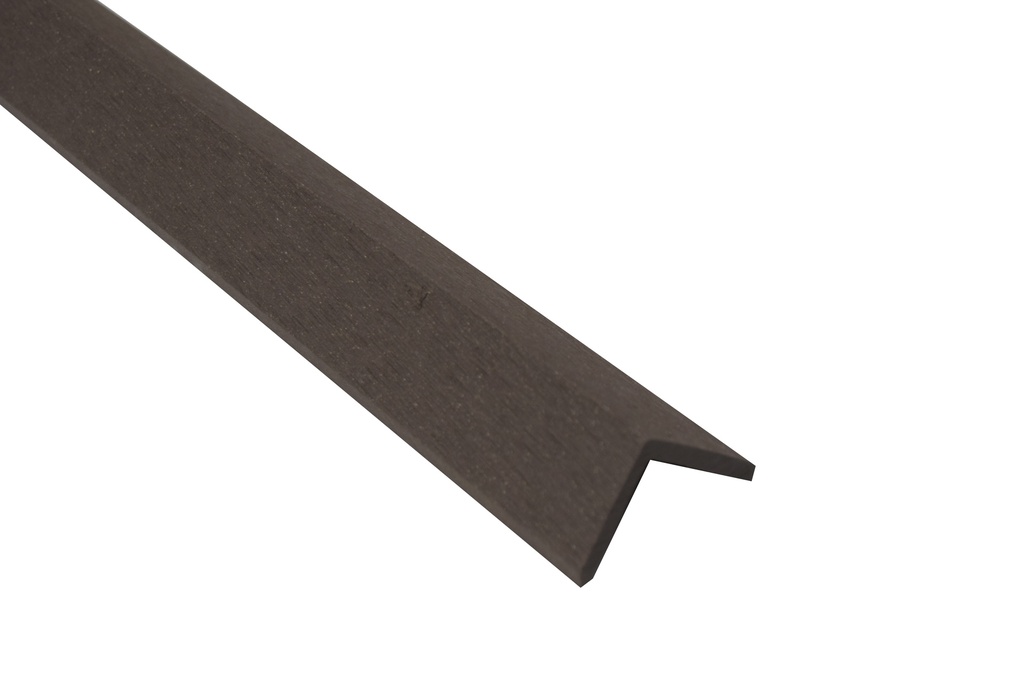 ANGULAR DE TERMINACION ECOMAT (BLACK) COLOR NEGRO 5.5cm x 4.5cm x 290cm STANDARD