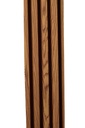 PANEL DE PARED DECORATIVO INTERIOR ECOMAT COLOR MARRON CLARO 17CM x 290CM x 26mm