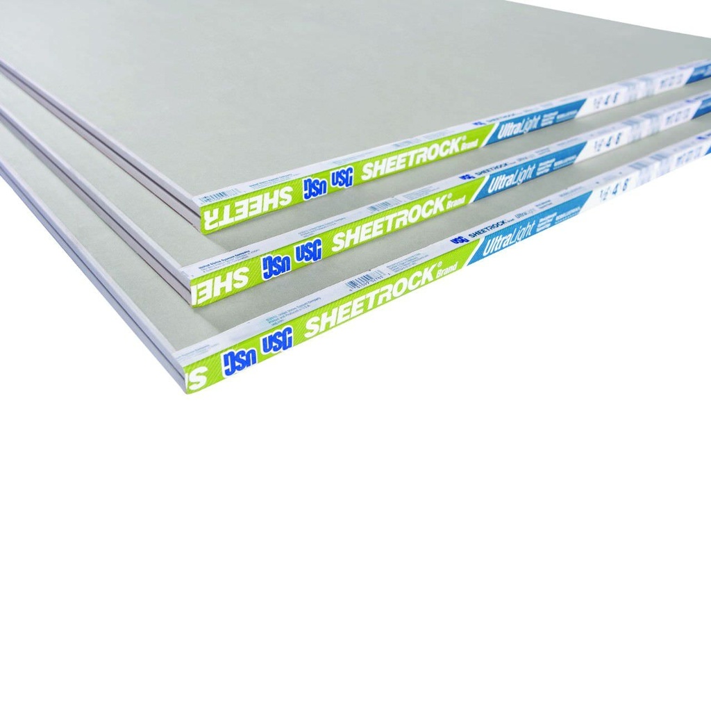 PLANCHA YESO 1/2" x 4' x 8' USG ULTRALIGERA