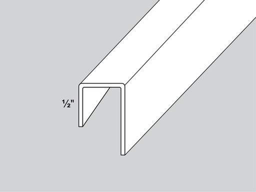 [1377] ESQUINERO PLASTICO JOTA LISO 1/2' X 10