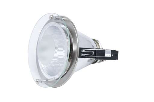 [318] LIQUIDACION! EMPOTRABLE 4.5¨ CRISTAL SUSPENDIDO RED CROMO B1340