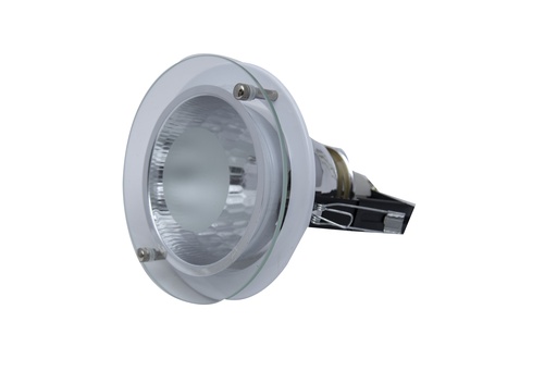 [363] LIQUIDACION! EMPOTRABLE 2.5" CRISTAL SUSPENDIDO BLANCO
