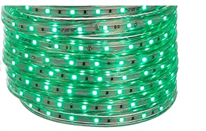 [485] LIQUIDACION! MANGUERA LED VERDE 36/POR METRO 10MT S/CONECTOR