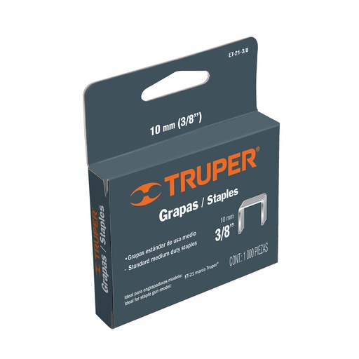 [6042] GRAPAS 3/8" PARA GRAPADORA ET-21 REF. ET-21-3/8 TRUPER