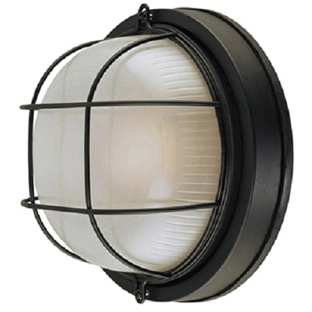 [64152] LAMPARA LED REDONDA EXTERIOR 8'' NEGRA WESTINGHOUSE 64152