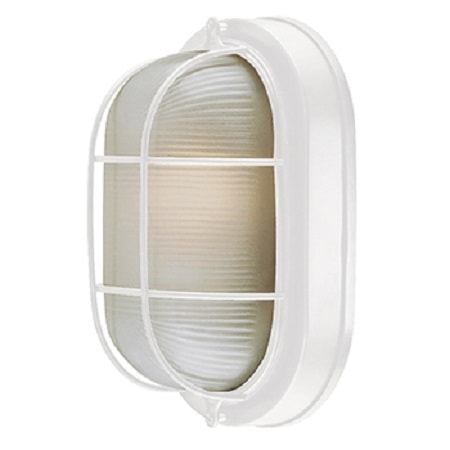 [67835] LAMPARA LED OVALADA EXTERIOR 8'' BLANCA WESTINGHOUSE 67835