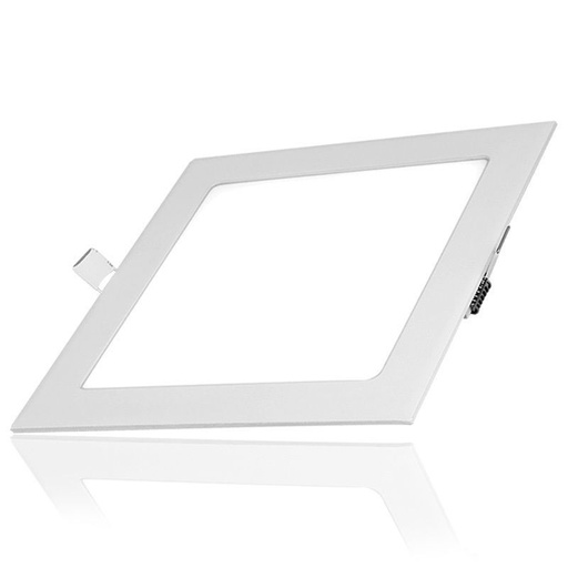 [693] LUZ LED 6W 12CM 4100K CUADRADA CON DIFUSOR