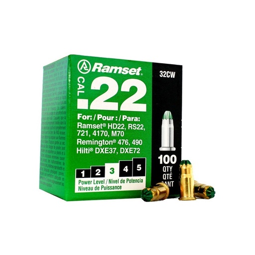 [FUL 1] FULMINANTE CALIBRE 22 VERDE AMERICANO