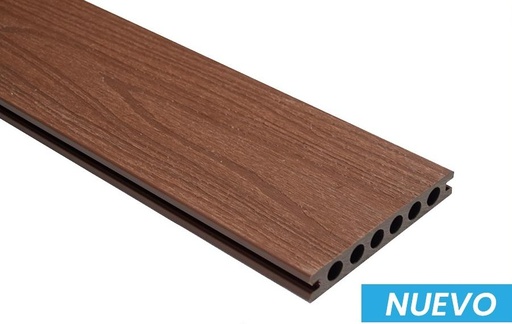 [0045] ○MADERA SINTETICA ECOMAT (REDWOOD) COLOR MARRON OSCURO 14cm x 290cm x 23mm PREMIUM