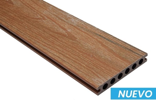 [0044] ○MADERA SINTETICA ECOMAT (TEAK) COLOR MARRON CLARO 14cm x 290cm x 23mm PREMIUM