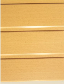 [0033] REVESTIMIENTO DECORATIVO PVC COLOR CREMA 0.25mt x 5.95mt x 8mm (683902-1), ECOMAT