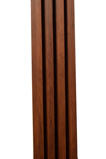 [WPC002] PANEL DE PARED DECORATIVO INTERIOR ECOMAT COLOR MARRON OSCURO 17CM x 290CM x 26mm