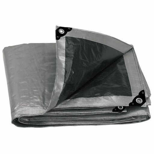 [701] LONA PLASTICA GRIS 14 X 18 TRUPER LT-45